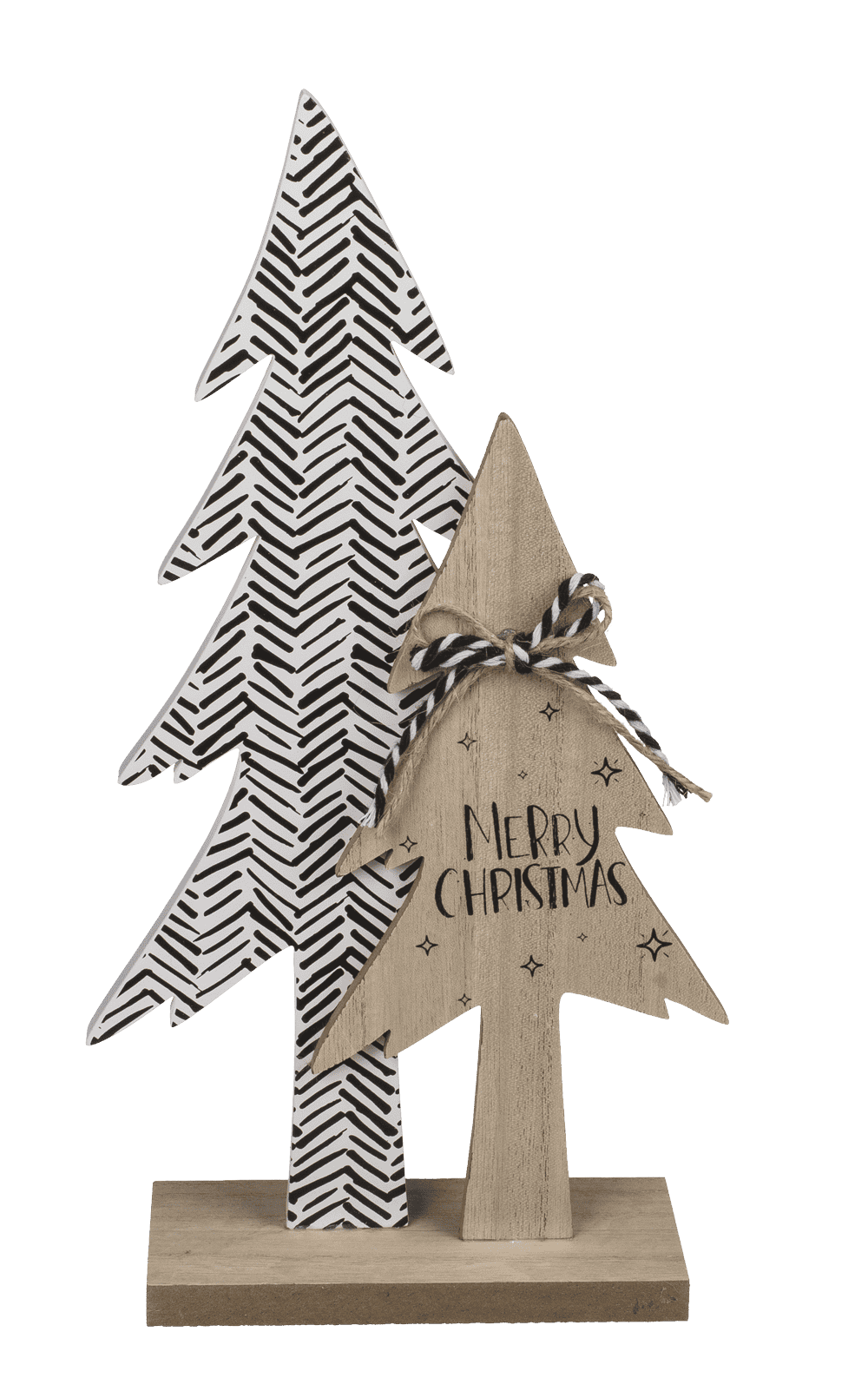 Holz-Tanne, Merry Christmas, ca. 14 x 6 x 31cm