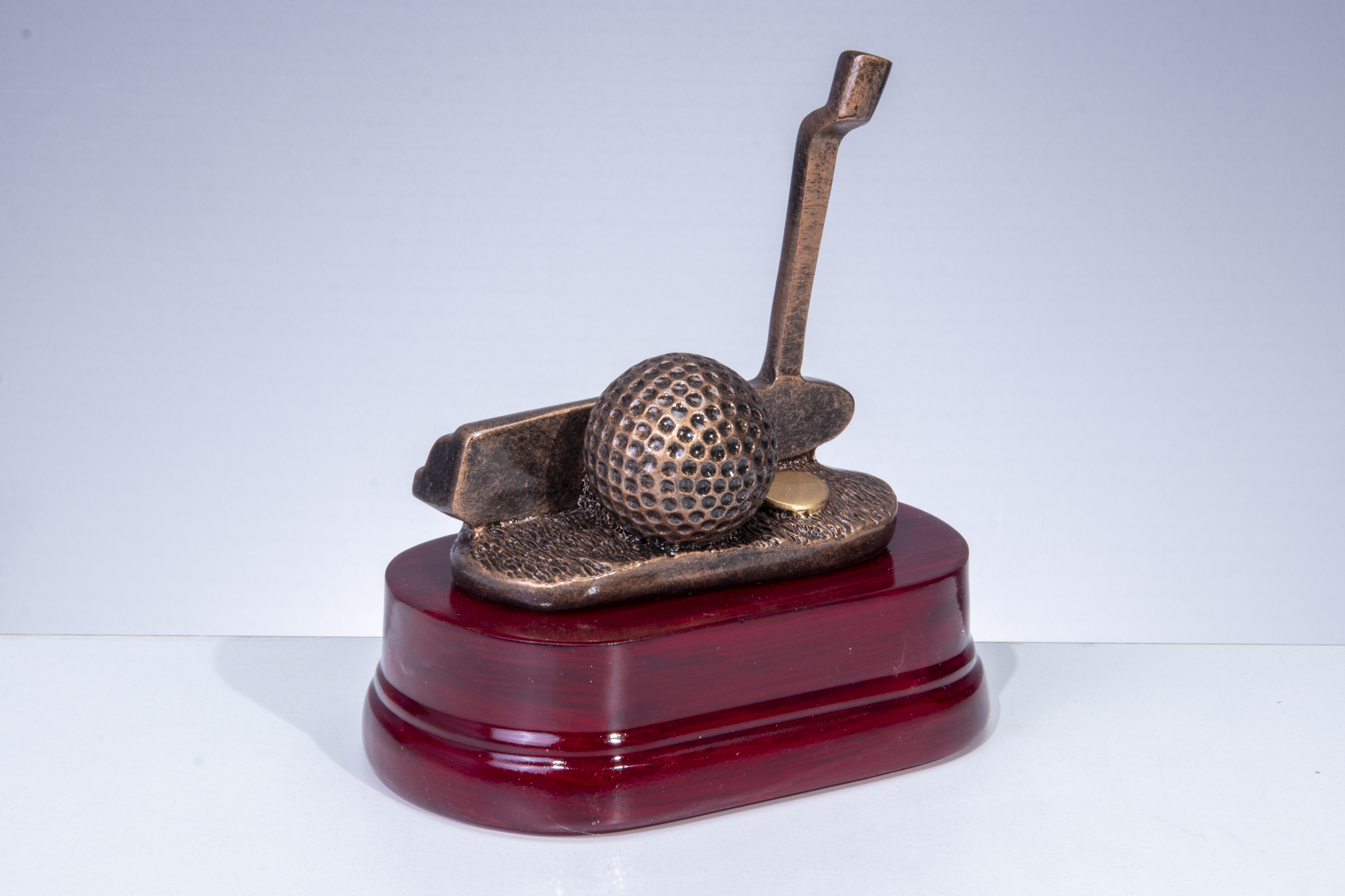 Resinfigur Golf - Putter / H 130 mm x B 130 mm