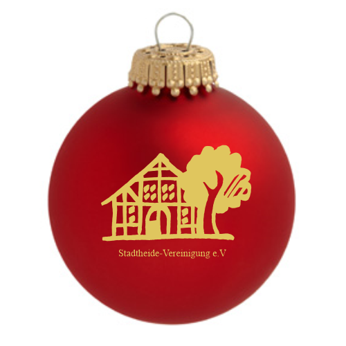 WK-01-040-rot-Weihnachtskugel-Stadtheide-Vereinigung-Paderborn Weihnachtskugel Stadtheide Vereinigung Paderborn rot