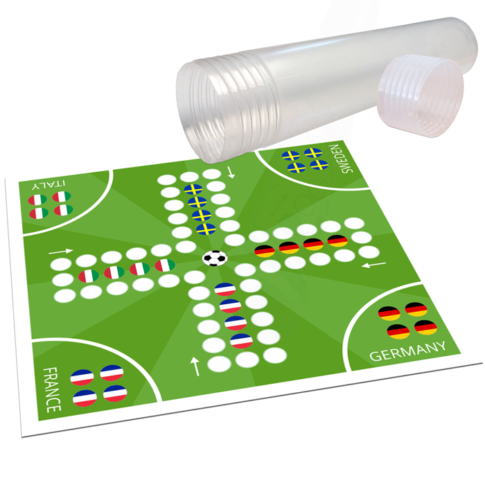 Fußball-Gesellschaftsspiel mit Ländern nach Wahl