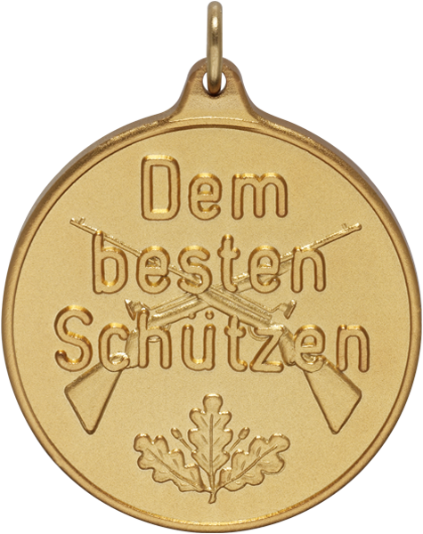 Medaille vergoldet
