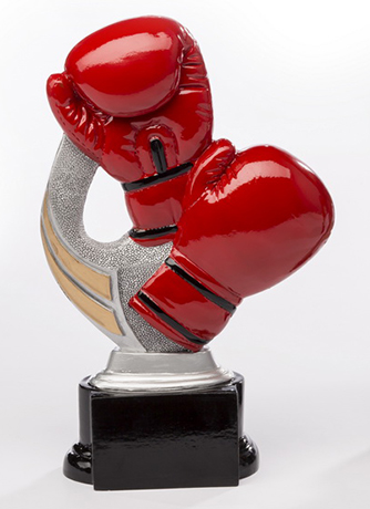Resinfigur Boxen - Höhe 180 mm