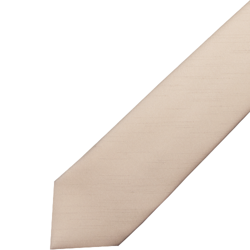 Krawatte beige, Shantung