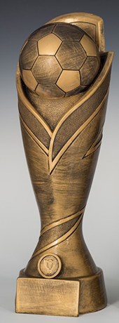 Resinfigur Fussball Höhe 270 mm