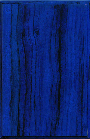 Holztafel Blau