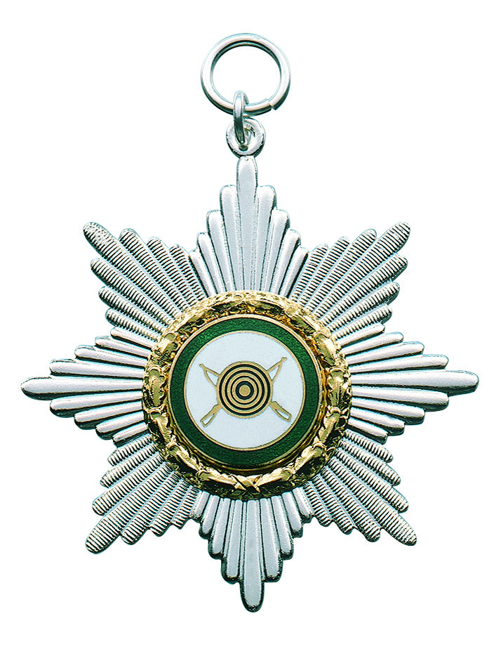 Orden versilbert mit Öse und Ring Orden versilbert mit Öse und Ring