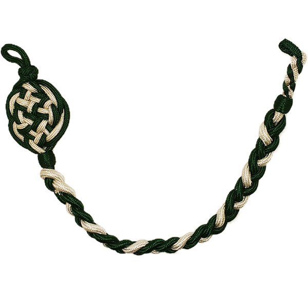 Schützenschnur 2x grün, 1x silber