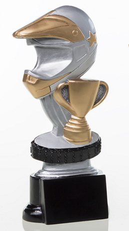 Resinfigur Motocross / Höhe 200 mm