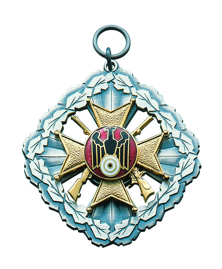 Orden altsilberfarbig mit Öse und Ring Orden altsilberfarbig mit Öse und Ring