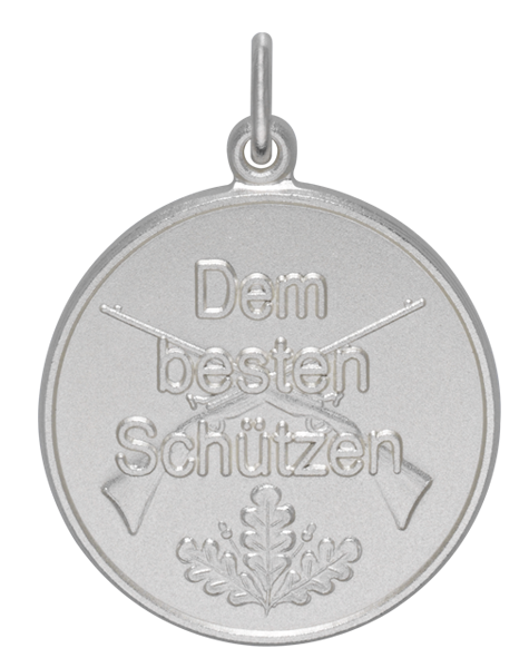 Medaille versilbert