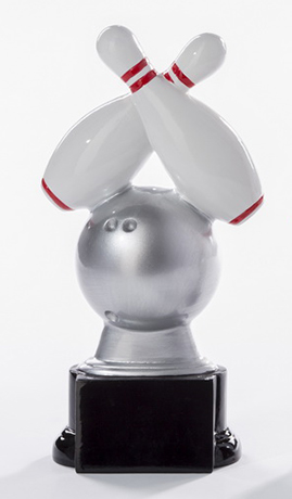 Resinfigur Bowling / Höhe 180 mm