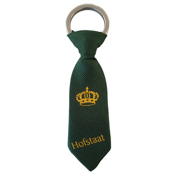 Schlüsselanhänger, Mini-Krawatte "Hofstaat"