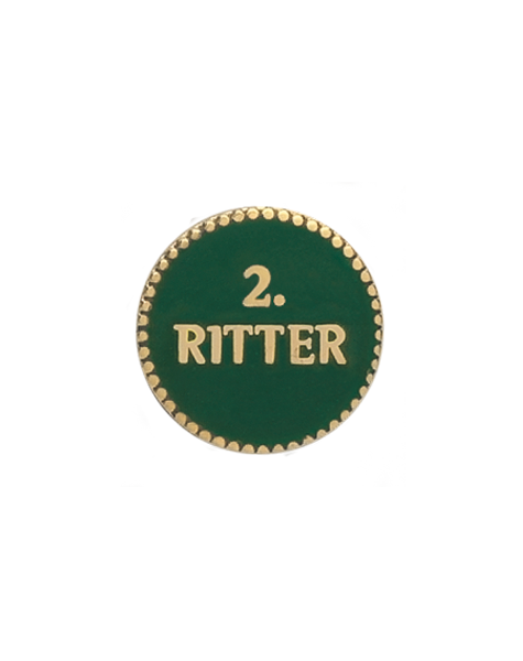Auflage 2.Ritter vergoldet ohne Befestigung