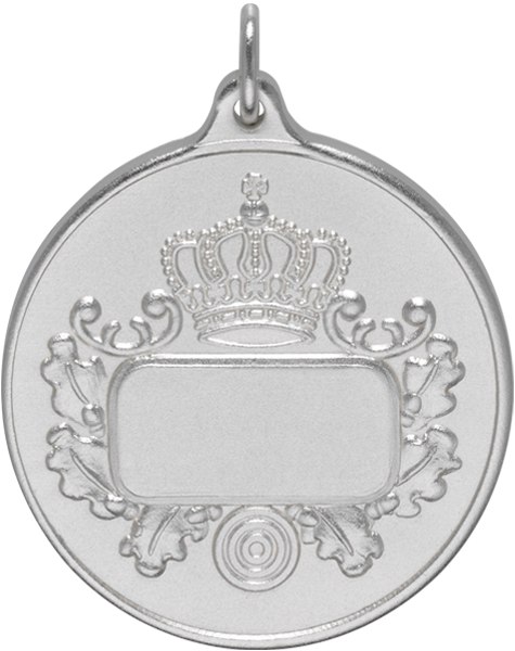 Medaille 40 mm versilbert