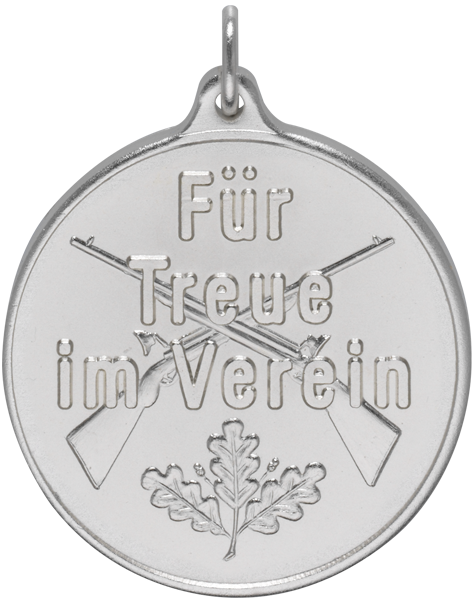 Medaille versilbert