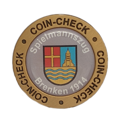 Coin-Check Münze Farbe: bronze