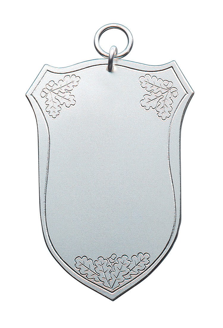 kettenschild_deumer_25328 Schild mit Eichenlaub