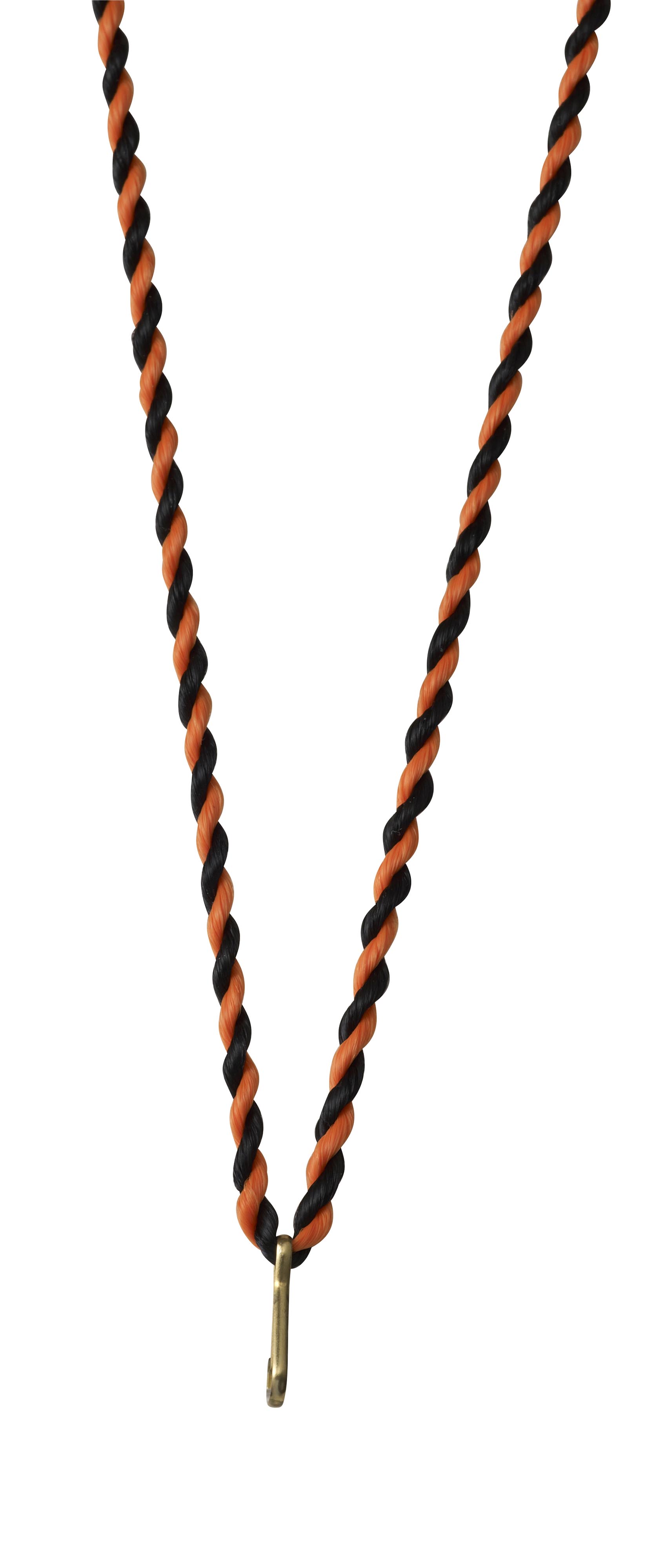 Kordel orange-schwarz