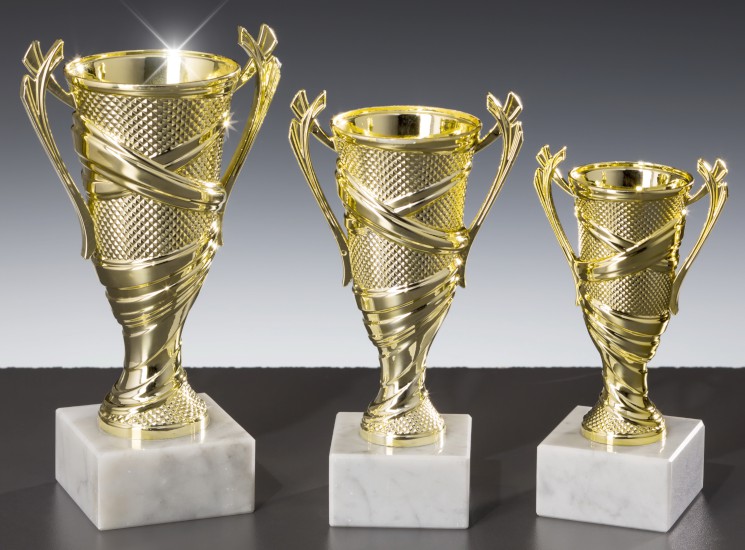 Trophäe gold H145mm