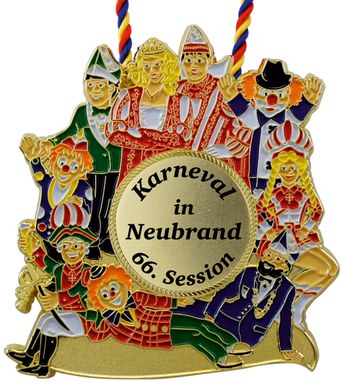 Karnevalsorden "Prinzenpaar mit Gesellschaft"