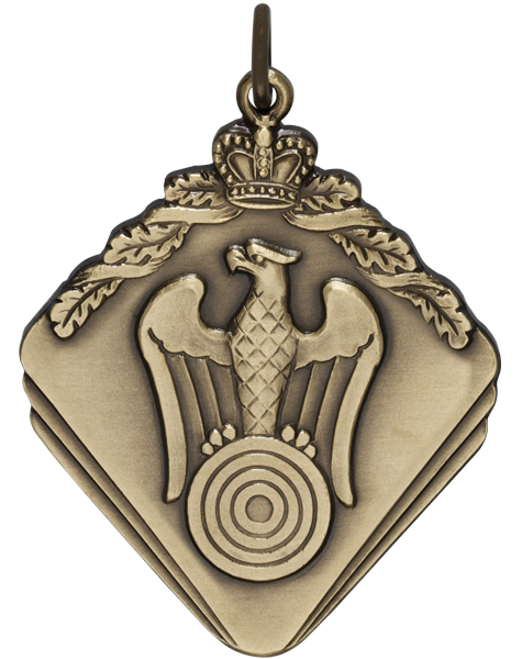 Medaille bronzefarbig