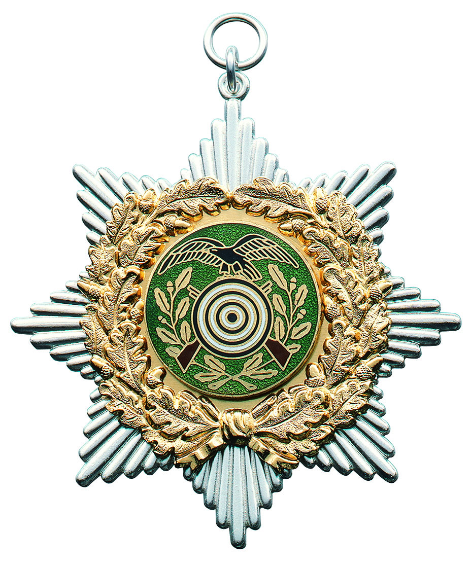 Orden versilbert mit Öse und Ring Orden versilbert mit Öse und Ring