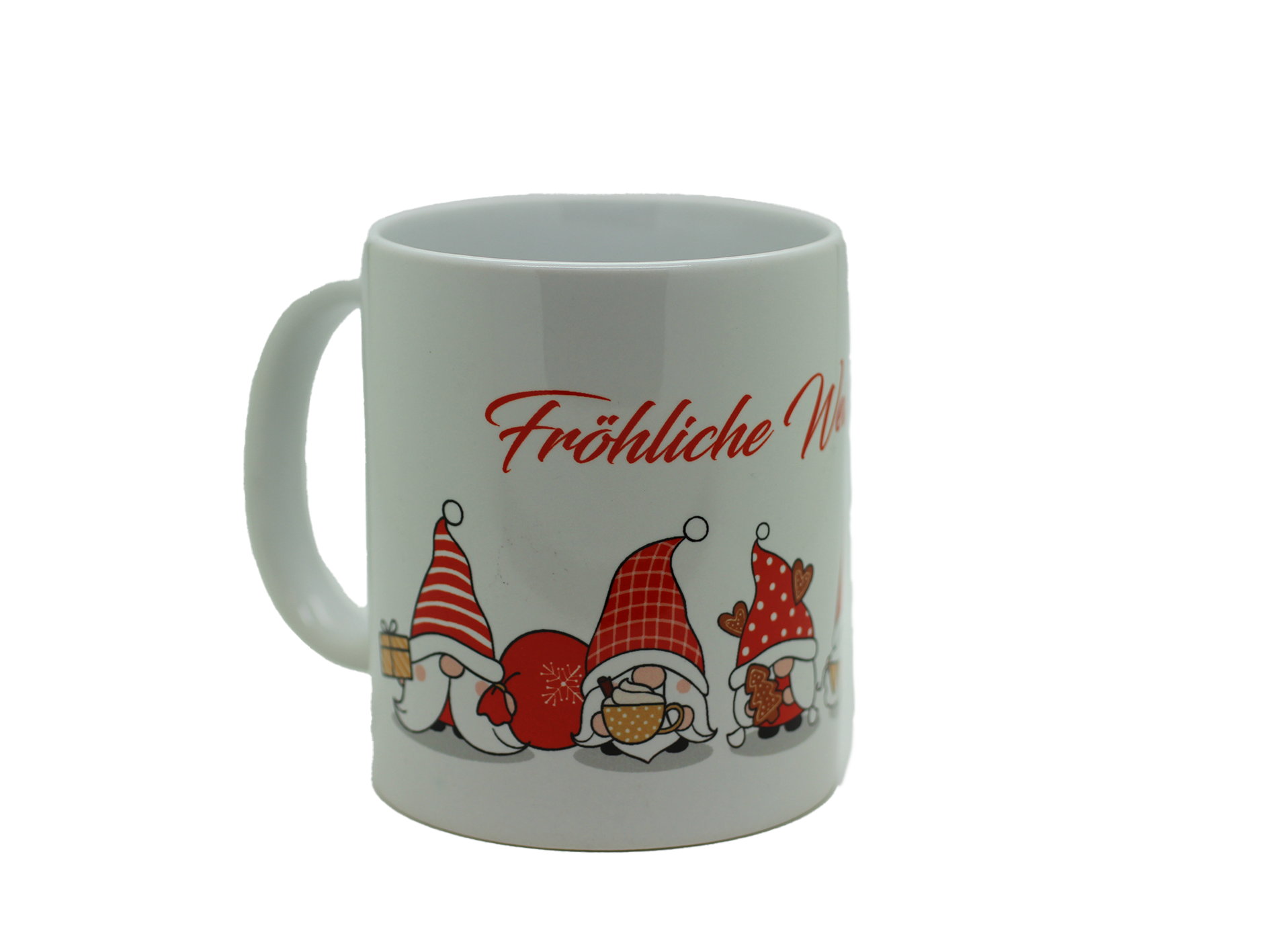 Tasse "Weihnachtswichtel" Pokal, Kunst, Porzellan, Töpferei