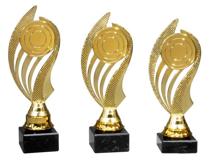 3er - Trophäen Serie gold