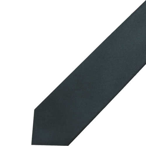 Krawatte grün, Shantung Grüne Krawatte in Uni-Optik mit Shantung-Struktur aus 100% Polyester