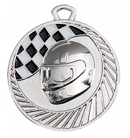 Medaille Motorsport Ø 50 mm - silber