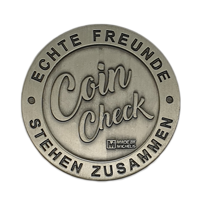 Coin-Check Münze Farbe altsilber