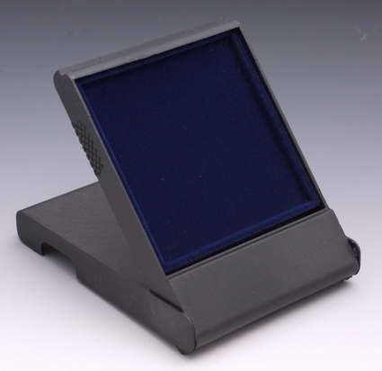 Aufstelletui blau / 78 x 78 mm