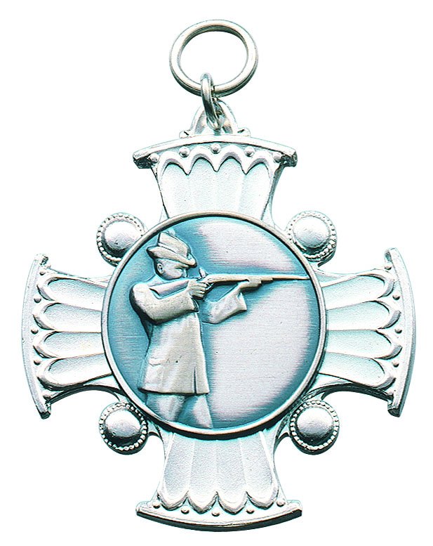 Anhänger versilbert mit Auflage 23305, Öse und Ring Anhänger versilbert mit Auflage 23305, Öse und Ring