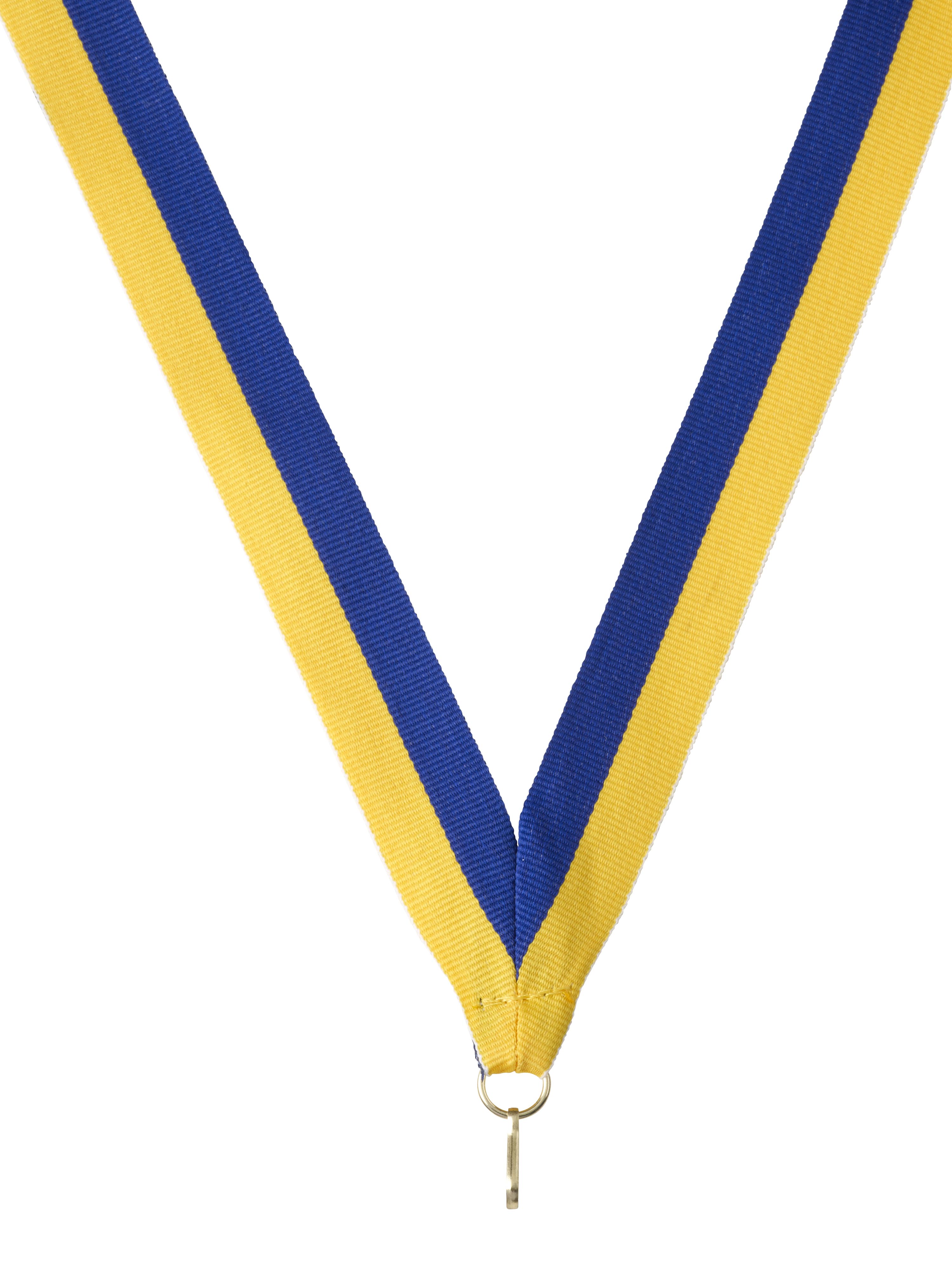 Medaillenband blau-gelb
