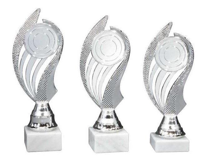 3er - Trophäen Serie silber