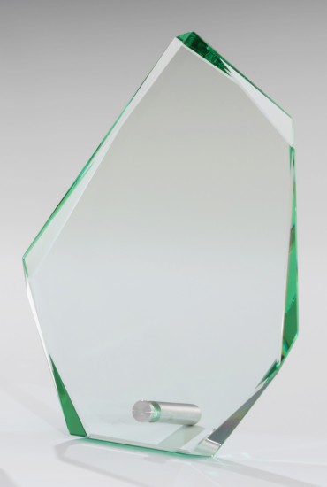 Glasständer spitz abgeflacht mit Metallstab 190 x 140 mm Glasständer spitz abgeflacht mit Metallstab 190 x 140 mm