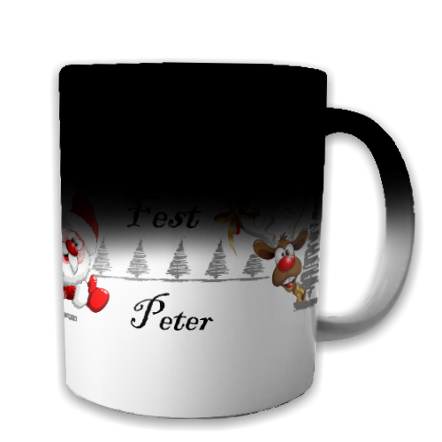 Farbwechseltasse schwarz