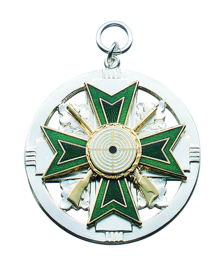 Orden versilbert mit Öse und Ring Orden versilbert mit Öse und Ring