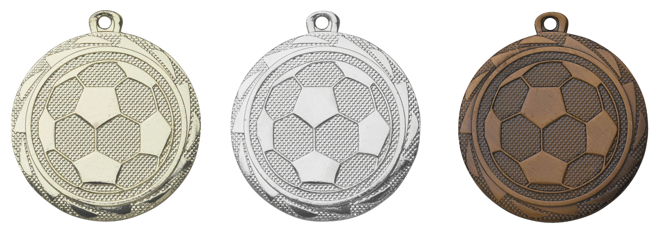 Medaille "Fußball" mit Kranz