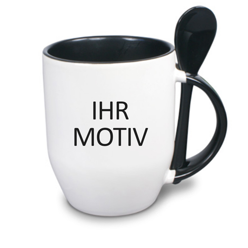 Löffeltasse incl. Druck Farbe: altrosa