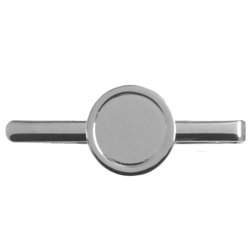 Krawattenschieber Silber mit individuellem Motiv