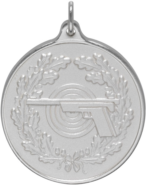 Medaille 40 mm versilbert