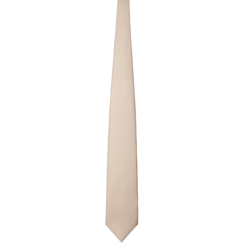 Krawatte beige, uni in Shantung-Optik Beige, unifarbene Krawatte mit schmal zulaufender Form und feiner Shantung-Struktur.