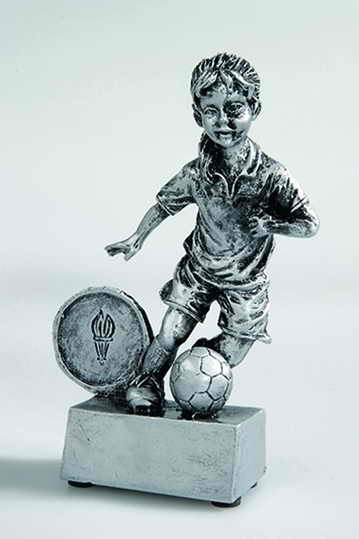 Resinfigur - Fußballmädchen Höhe 120 mm