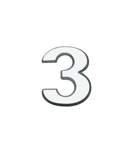 Kragenabzeichen Zahl 6, vergoldet