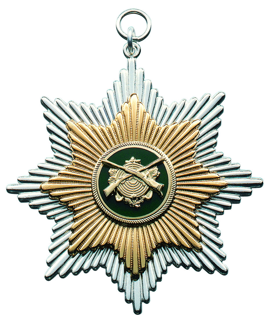 Orden versilbert mit Öse und Ring Orden versilbert mit Öse und Ring