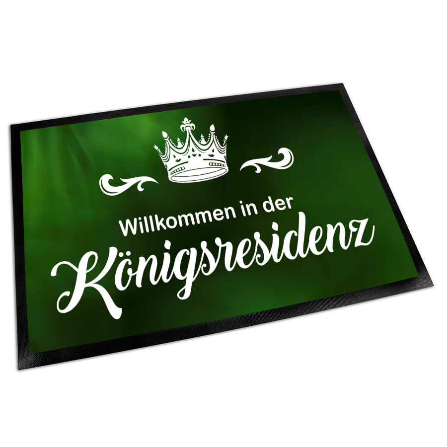 Fussmatte Königsresidenz verschiedene Größen Größe: 50cm x 35cm Fussmatte Königsresidenz verschiedene Größen Größe: 50cm x 35cm