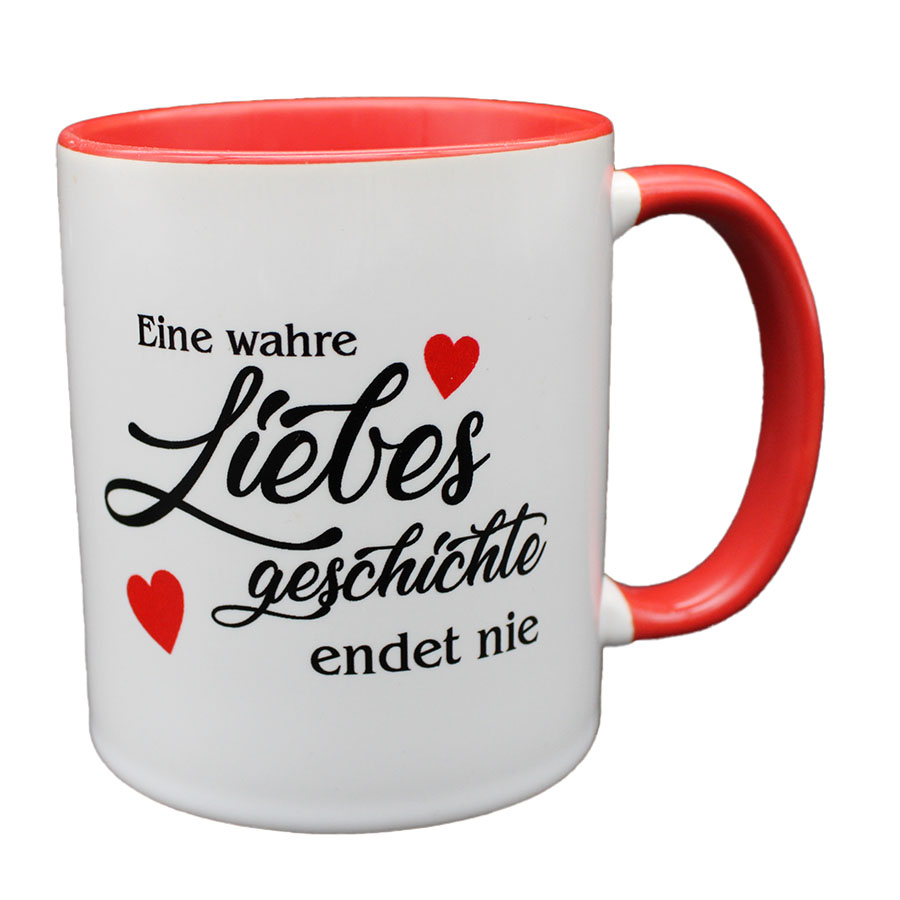 Tasse Wahre Liebesgeschichte