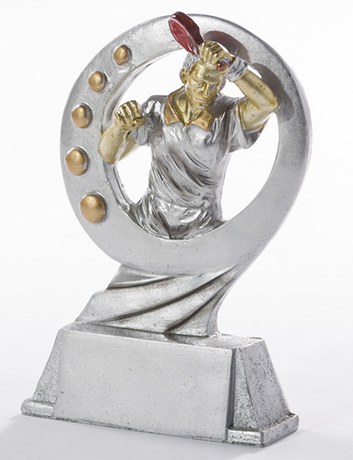 Resinfigur Tischtennis Herren / Höhe 170 mm Resinfigur Tischtennis Herren / Höhe 170 mm