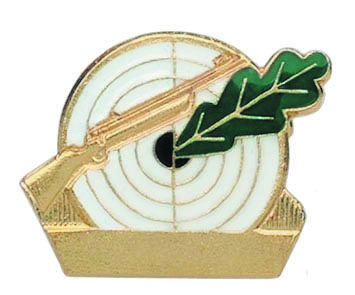 Schützenabzeichen versilbert Schützenabzeichen versilbert